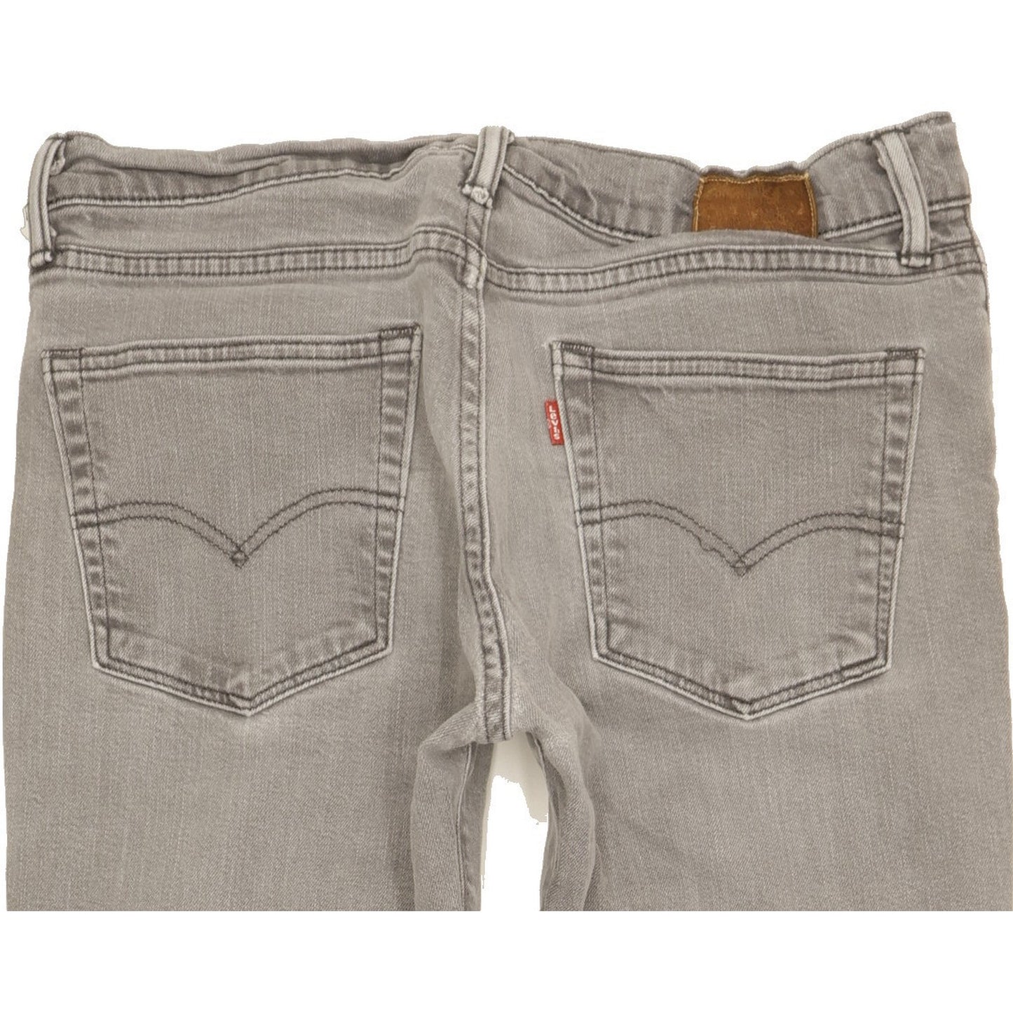 Levi's 511 Men Grey Straight Slim Stretch Jeans W35 L29