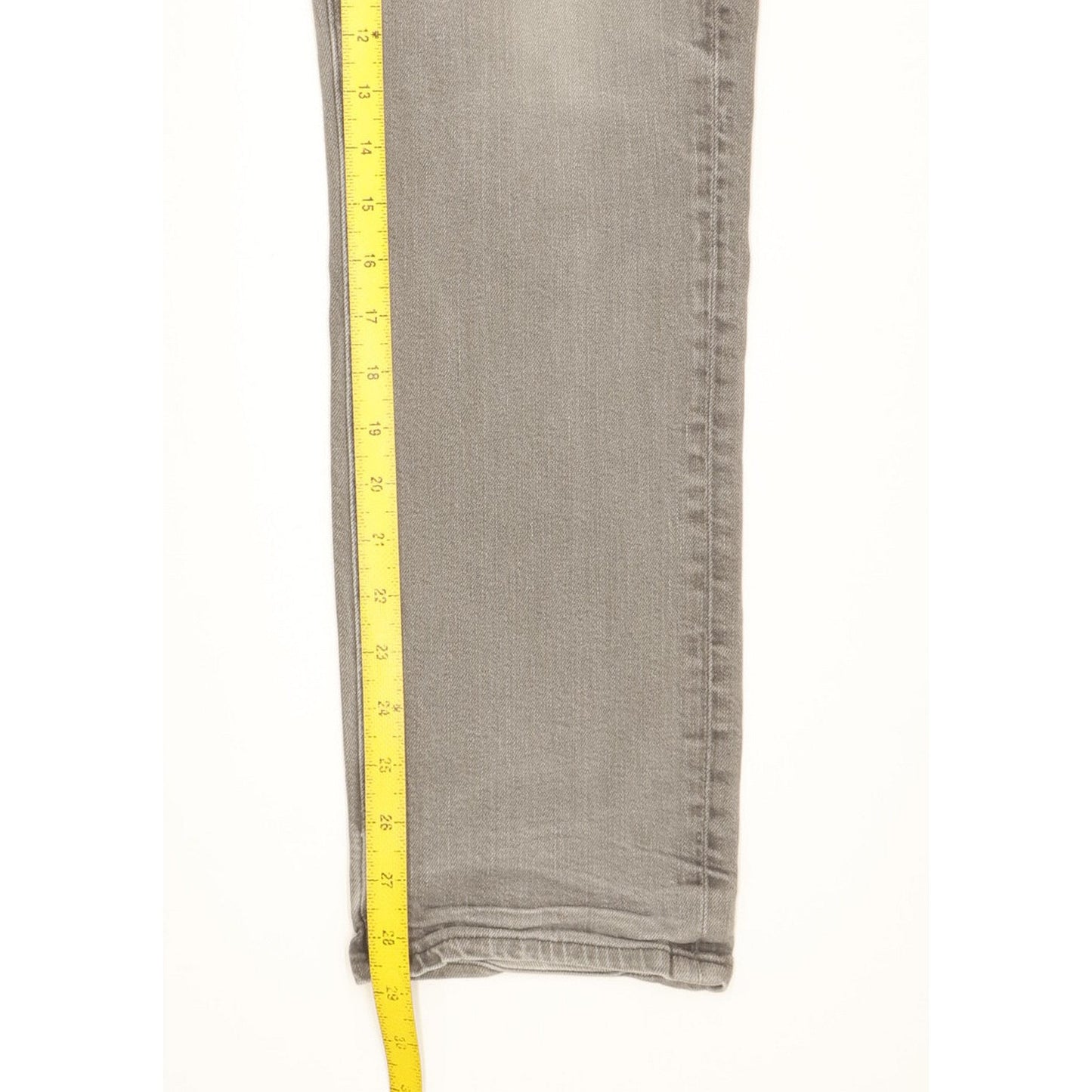Levi's 511 Men Grey Straight Slim Stretch Jeans W35 L29