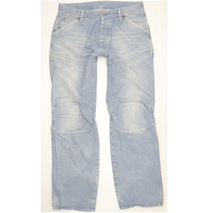 G-Star Elwood Men Blue Straight Regular Jeans W36 L34