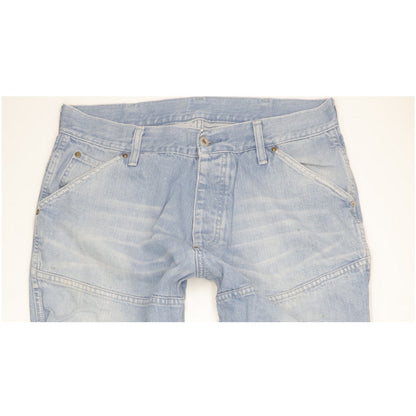 G-Star Elwood Men Blue Straight Regular Jeans W36 L34