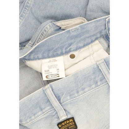 G-Star Elwood Men Blue Straight Regular Jeans W36 L34