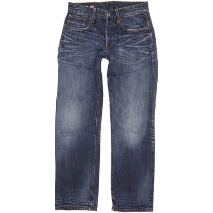 G-Star 3301 Men Blue Straight Loose Jeans W29 L29