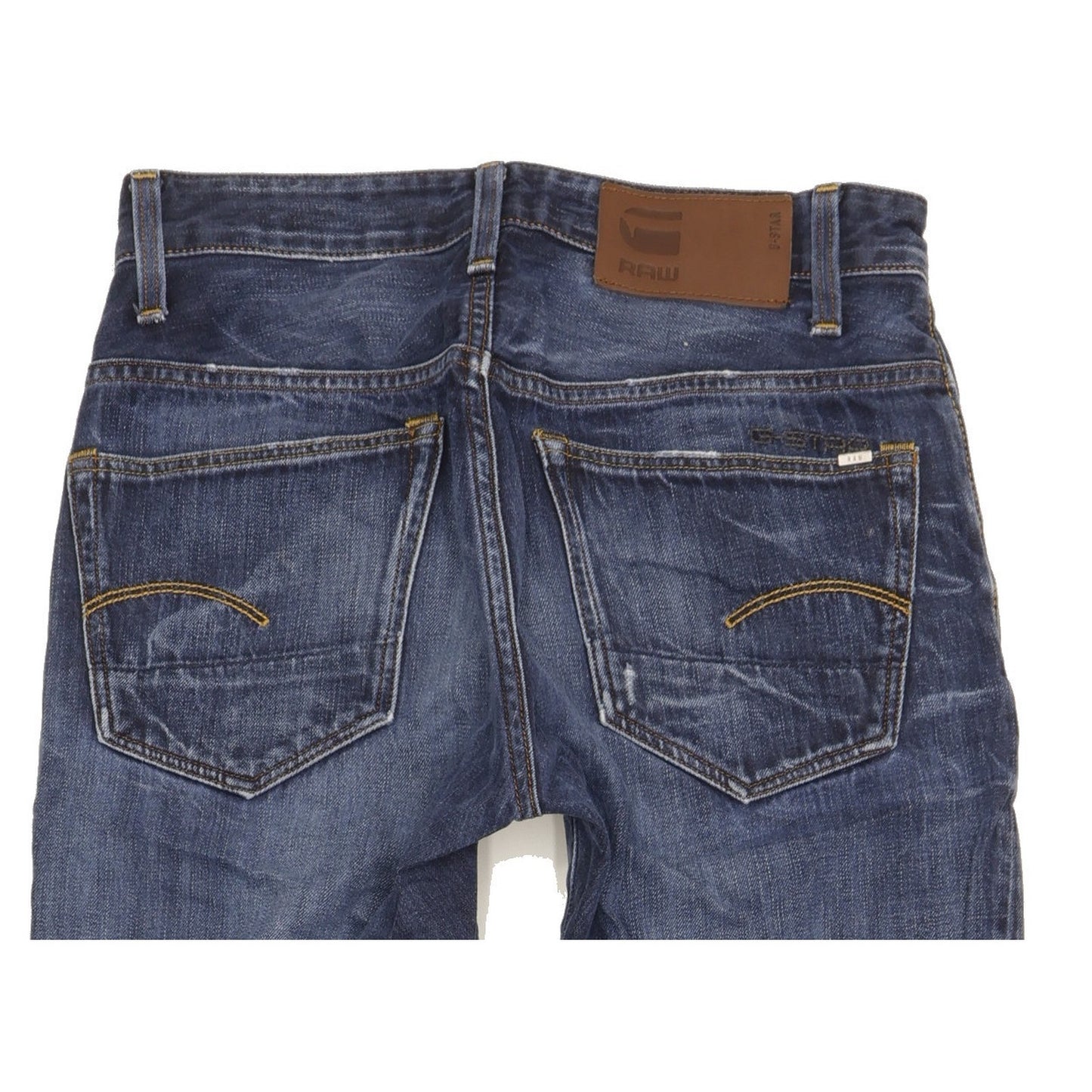 G-Star 3301 Men Blue Straight Loose Jeans W29 L29