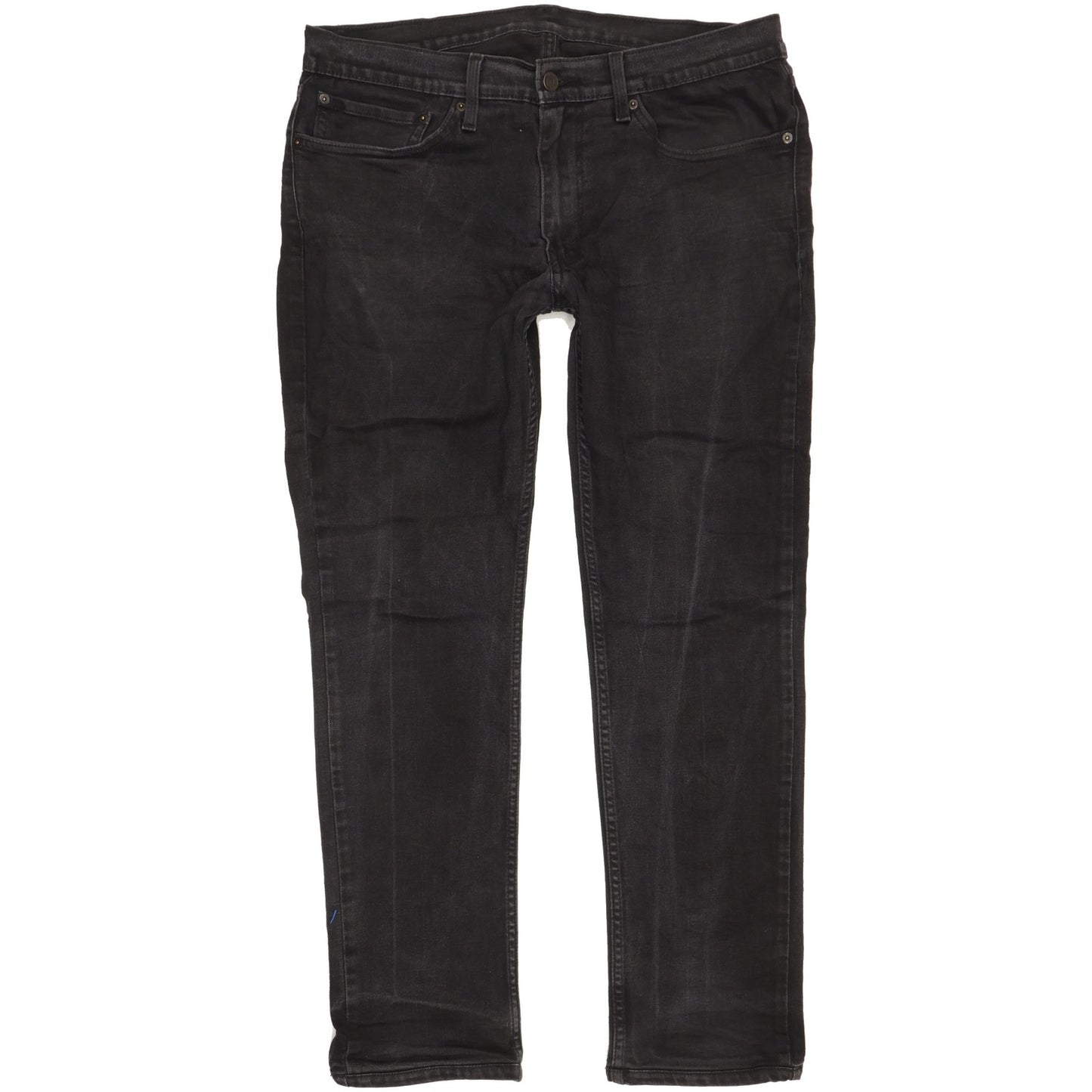Levi's Men Black Straight Slim Stretch Jeans W34 L29