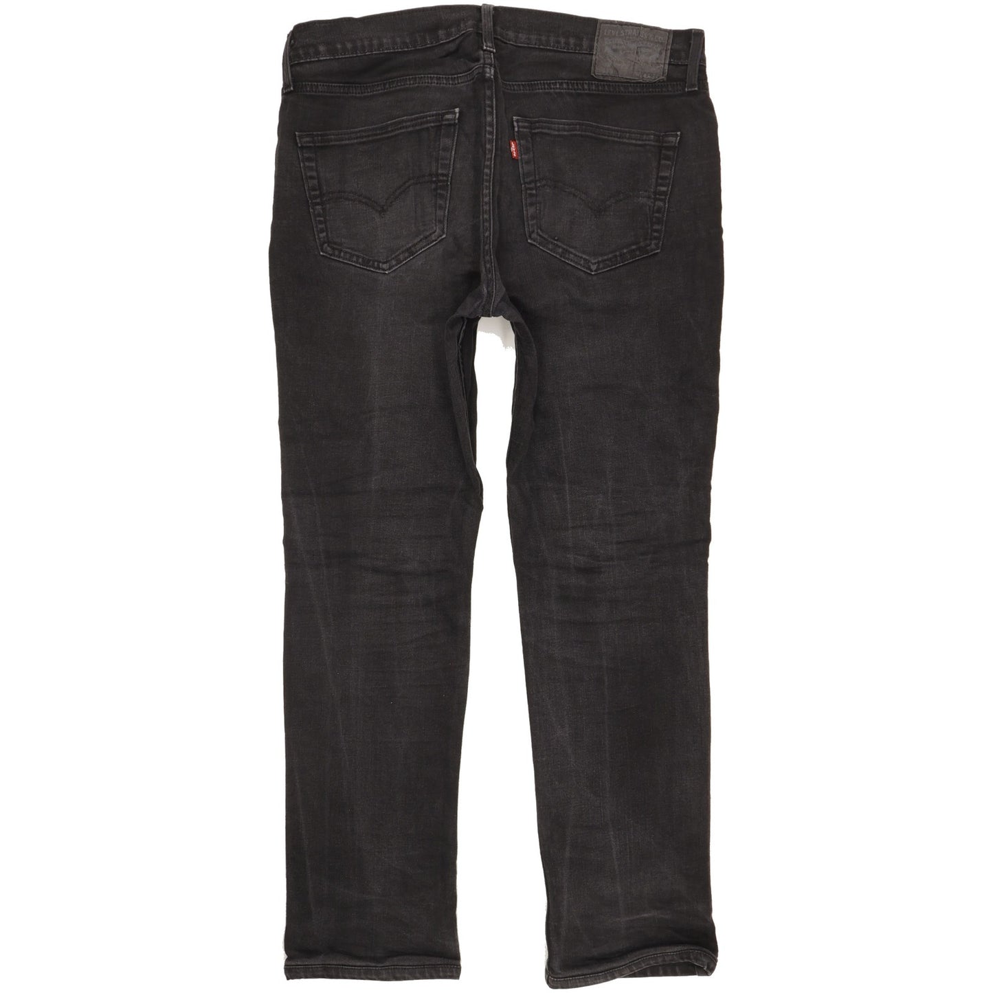 Levi's Men Black Straight Slim Stretch Jeans W34 L29