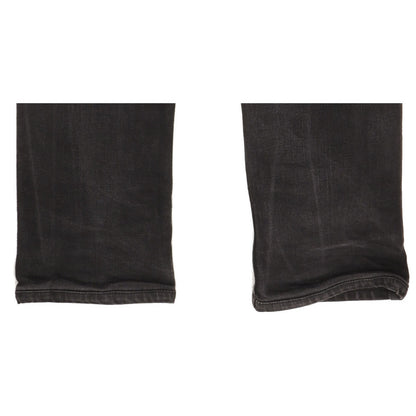 Levi's Men Black Straight Slim Stretch Jeans W34 L29