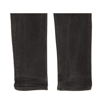 Levi's Men Black Straight Slim Stretch Jeans W34 L29