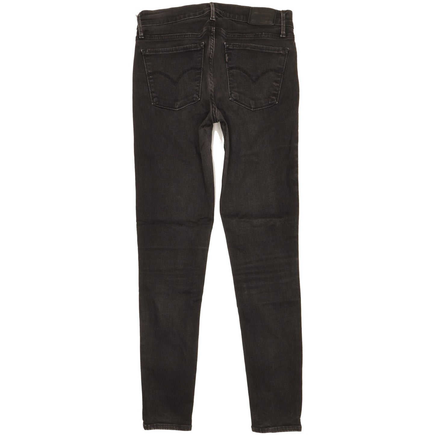 Levi's 710 Super Women Black Skinny Slim Stretch Jeans W29 L29