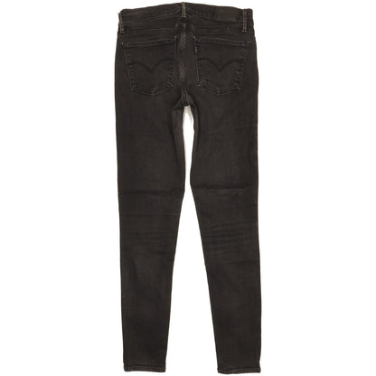 Levi's 710 Super Women Black Skinny Slim Stretch Jeans W29 L29