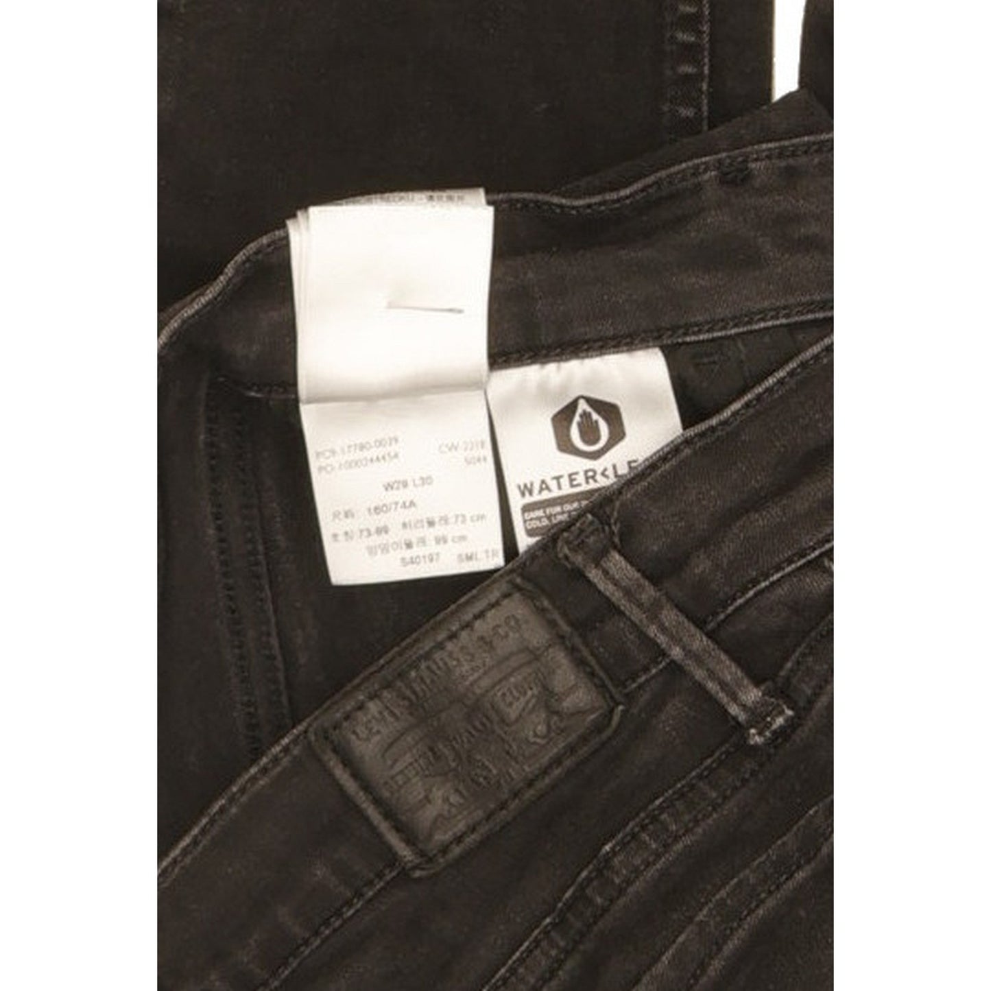 Levi's 710 Super Women Black Skinny Slim Stretch Jeans W29 L29