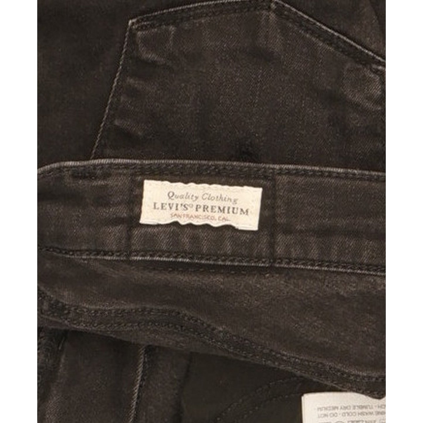 Levi's 710 Super Women Black Skinny Slim Stretch Jeans W29 L29