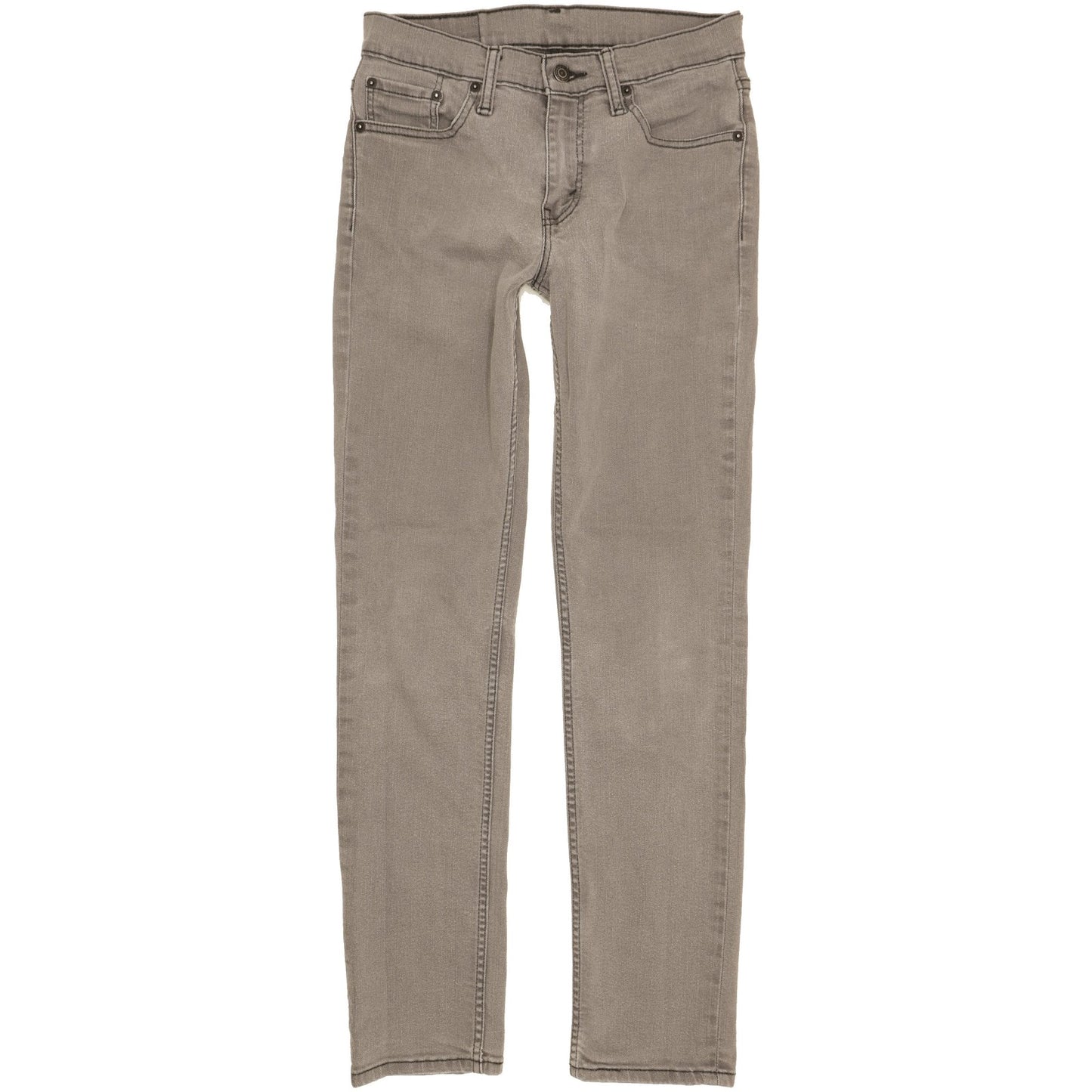 Levi's 511 Men Grey Straight Slim Stretch Jeans W30 L31
