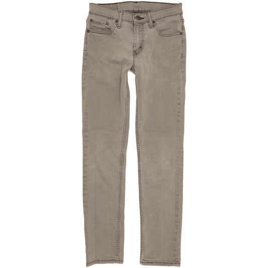 Levi's 511 Men Grey Straight Slim Stretch Jeans W30 L31