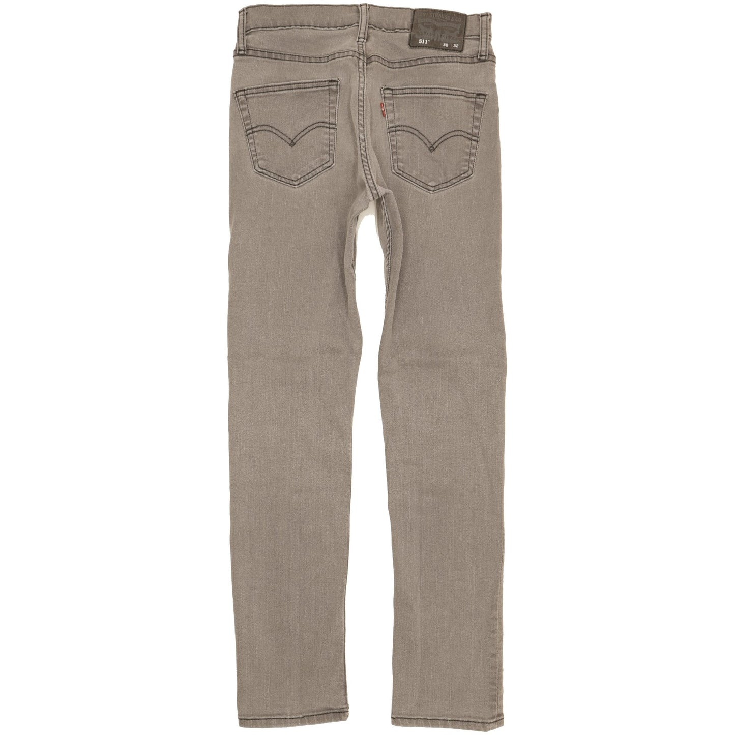 Levi's 511 Men Grey Straight Slim Stretch Jeans W30 L31
