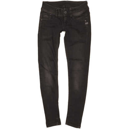 G-Star Lynn Women Black Skinny Slim Stretch Jeans W27 L30