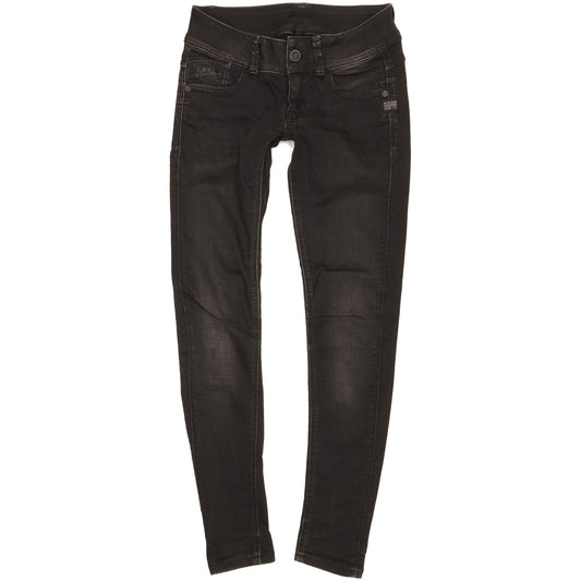 G-Star Lynn Women Black Skinny Slim Stretch Jeans W27 L30