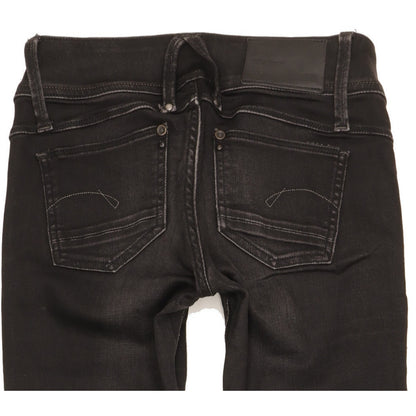 G-Star Lynn Women Black Skinny Slim Stretch Jeans W27 L30