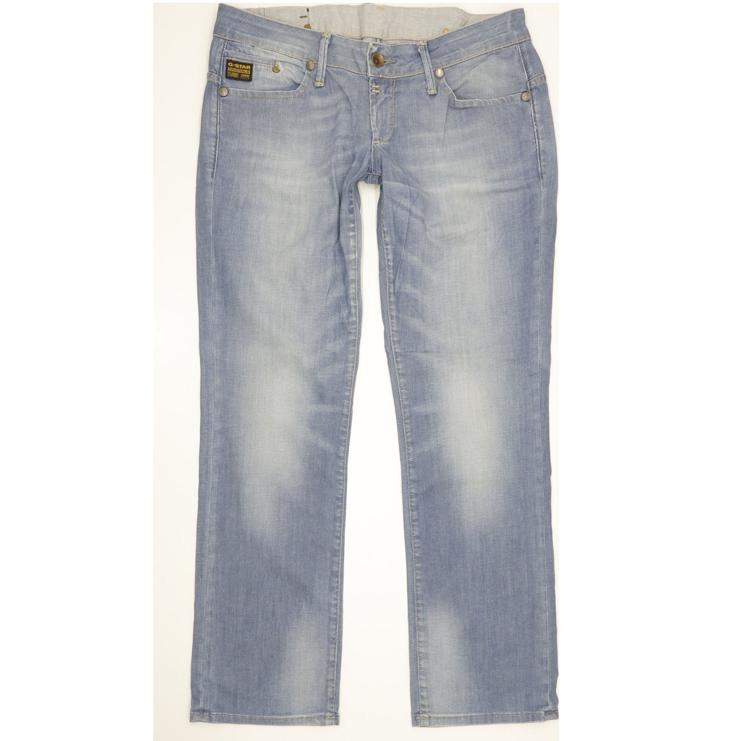 G-Star Midge Women Blue Straight Slim Stretch Jeans W32 L31