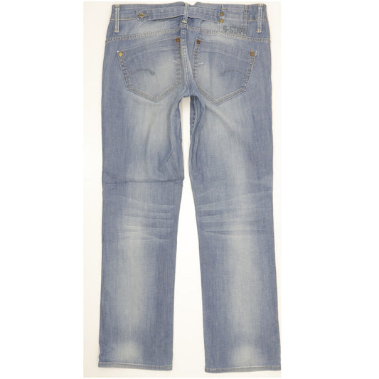 G-Star Midge Women Blue Straight Slim Stretch Jeans W32 L31