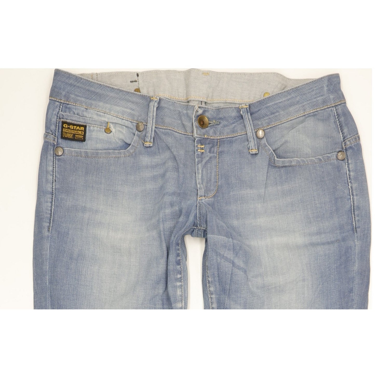 G-Star Midge Women Blue Straight Slim Stretch Jeans W32 L31