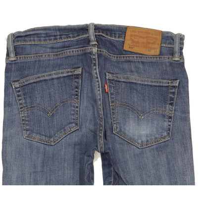 Levi's 511 Men Blue Straight Slim Stretch Jeans W30 L31