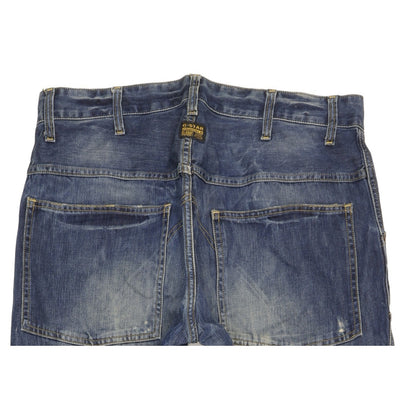 G-Star 5620 Men Blue Straight Loose Jeans W34 L33