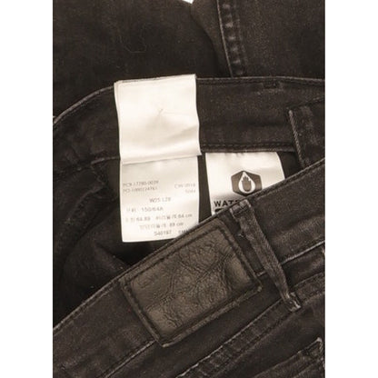 Levi's 710 Super Women Black Skinny Slim Stretch Jeans W25 L28