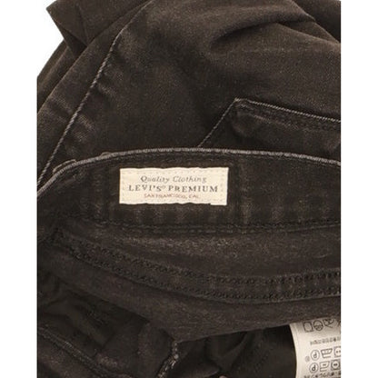 Levi's 710 Super Women Black Skinny Slim Stretch Jeans W25 L28