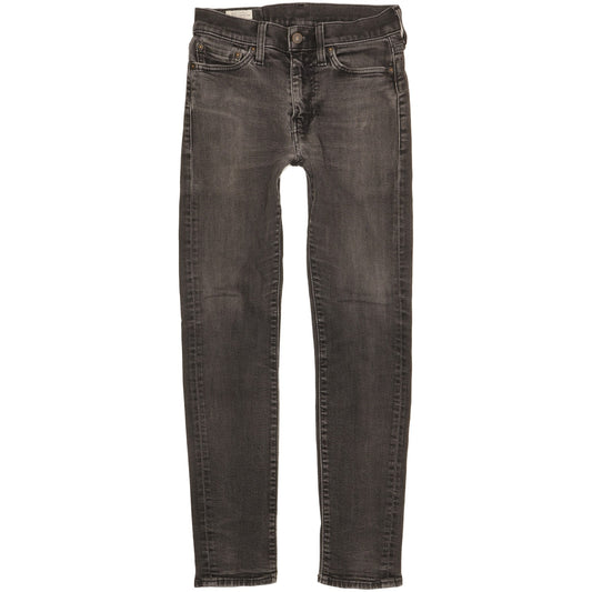 Levi's 510 Men Black Skinny Slim Stretch Jeans W28 L29