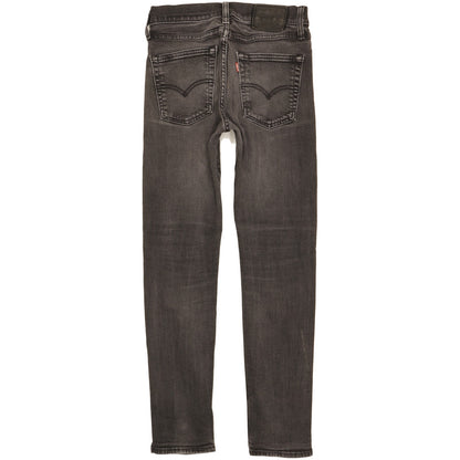Levi's 510 Men Black Skinny Slim Stretch Jeans W28 L29