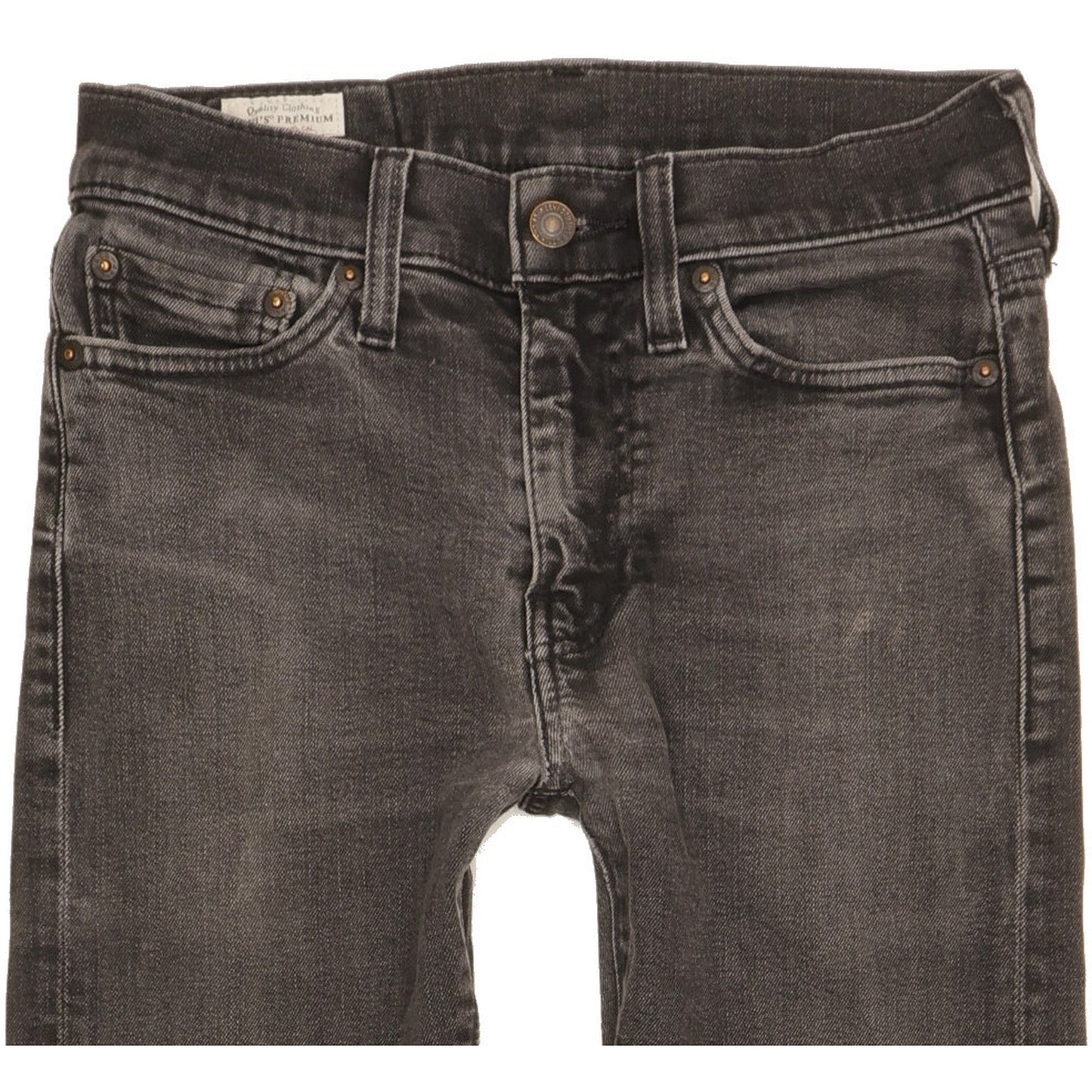Levi's 510 Men Black Skinny Slim Stretch Jeans W28 L29