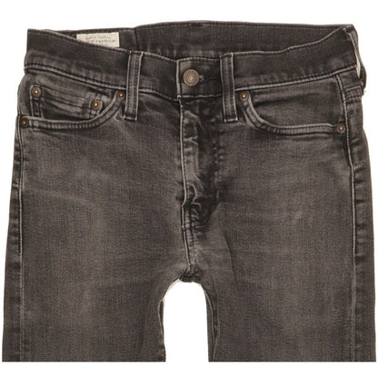 Levi's 510 Men Black Skinny Slim Stretch Jeans W28 L29