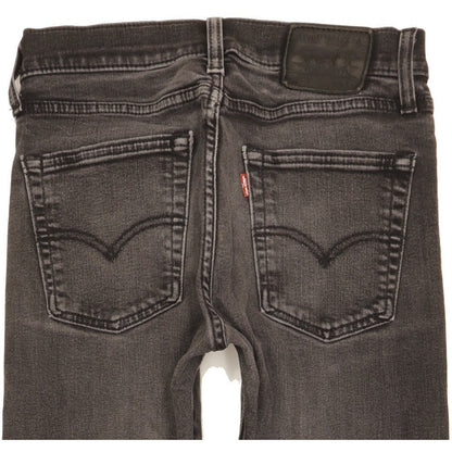Levi's 510 Men Black Skinny Slim Stretch Jeans W28 L29