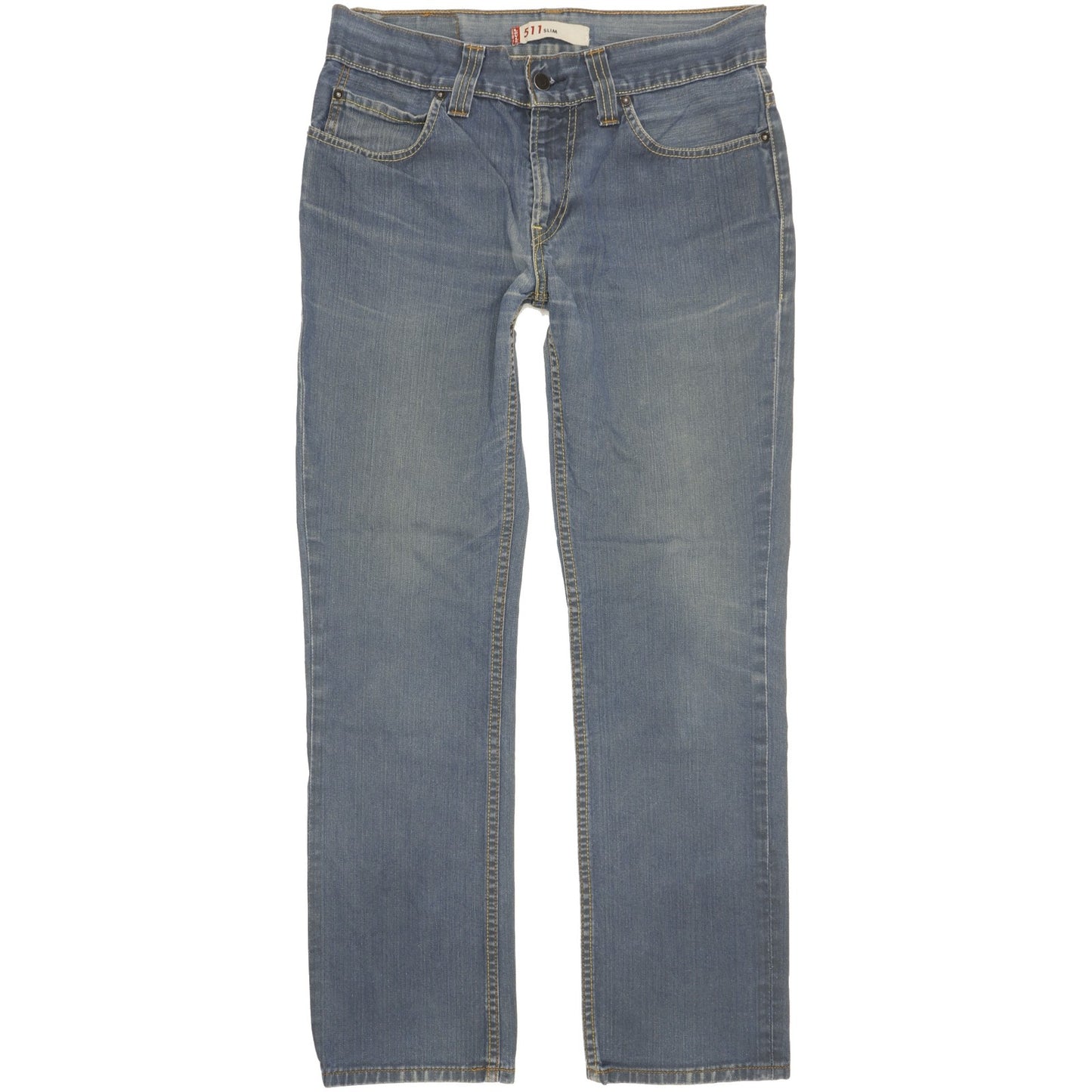 Levi's 511 Men Blue Straight Slim Jeans W34 L30