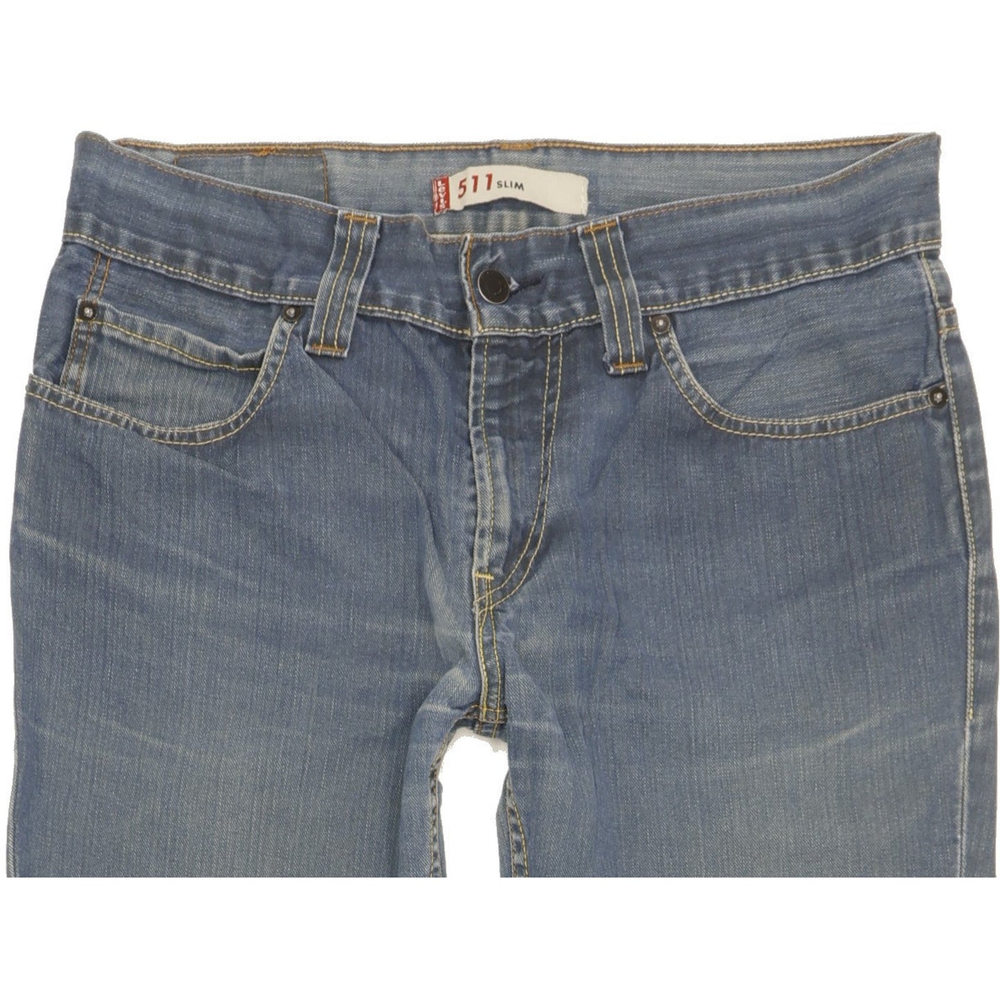 Levi's 511 Men Blue Straight Slim Jeans W34 L30