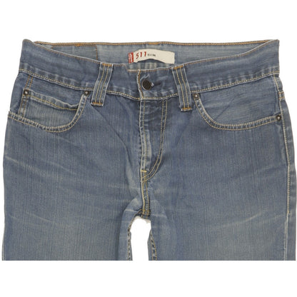 Levi's 511 Men Blue Straight Slim Jeans W34 L30