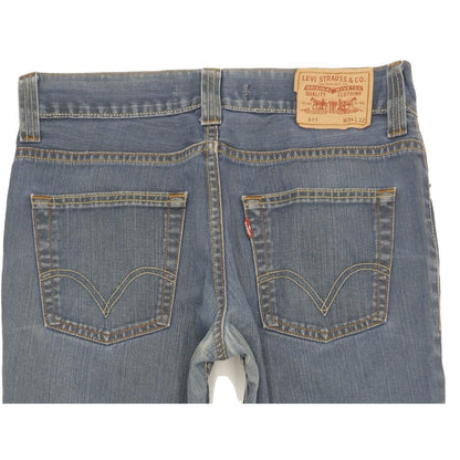 Levi's 511 Men Blue Straight Slim Jeans W34 L30