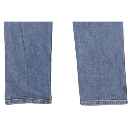 Wrangler Men Blue Straight Slim Stretch Jeans W34 L32