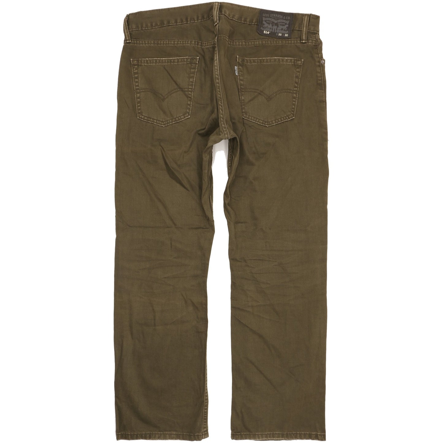 Levi's 514 Men Green Straight Slim Jeans W35 L30