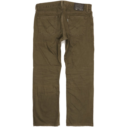 Levi's 514 Men Green Straight Slim Jeans W35 L30