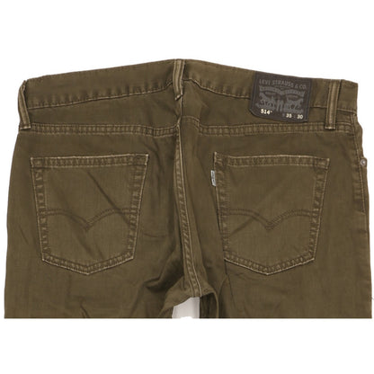 Levi's 514 Men Green Straight Slim Jeans W35 L30