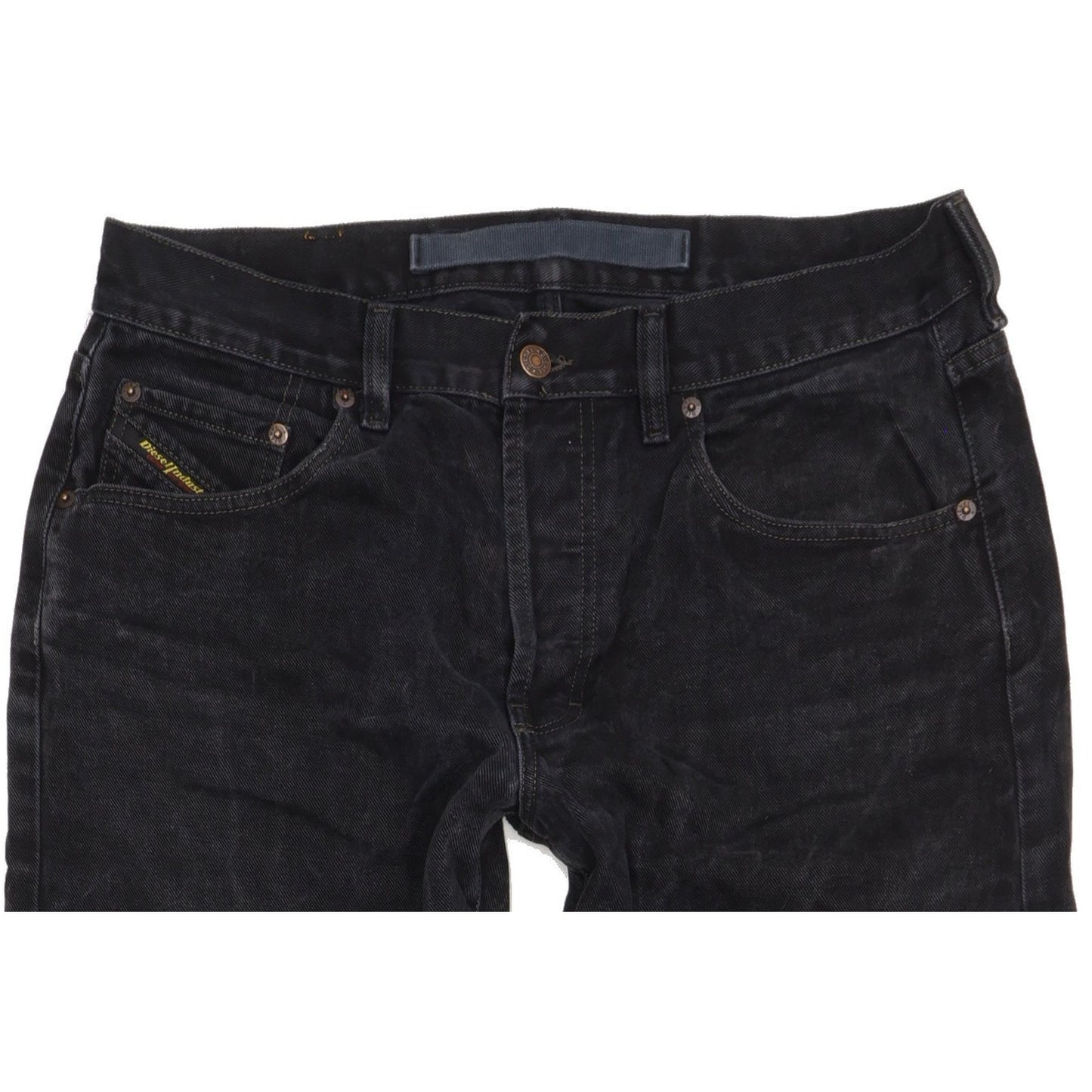 Diesel Cheyenne Men Black Straight Regular Jeans W36 L33