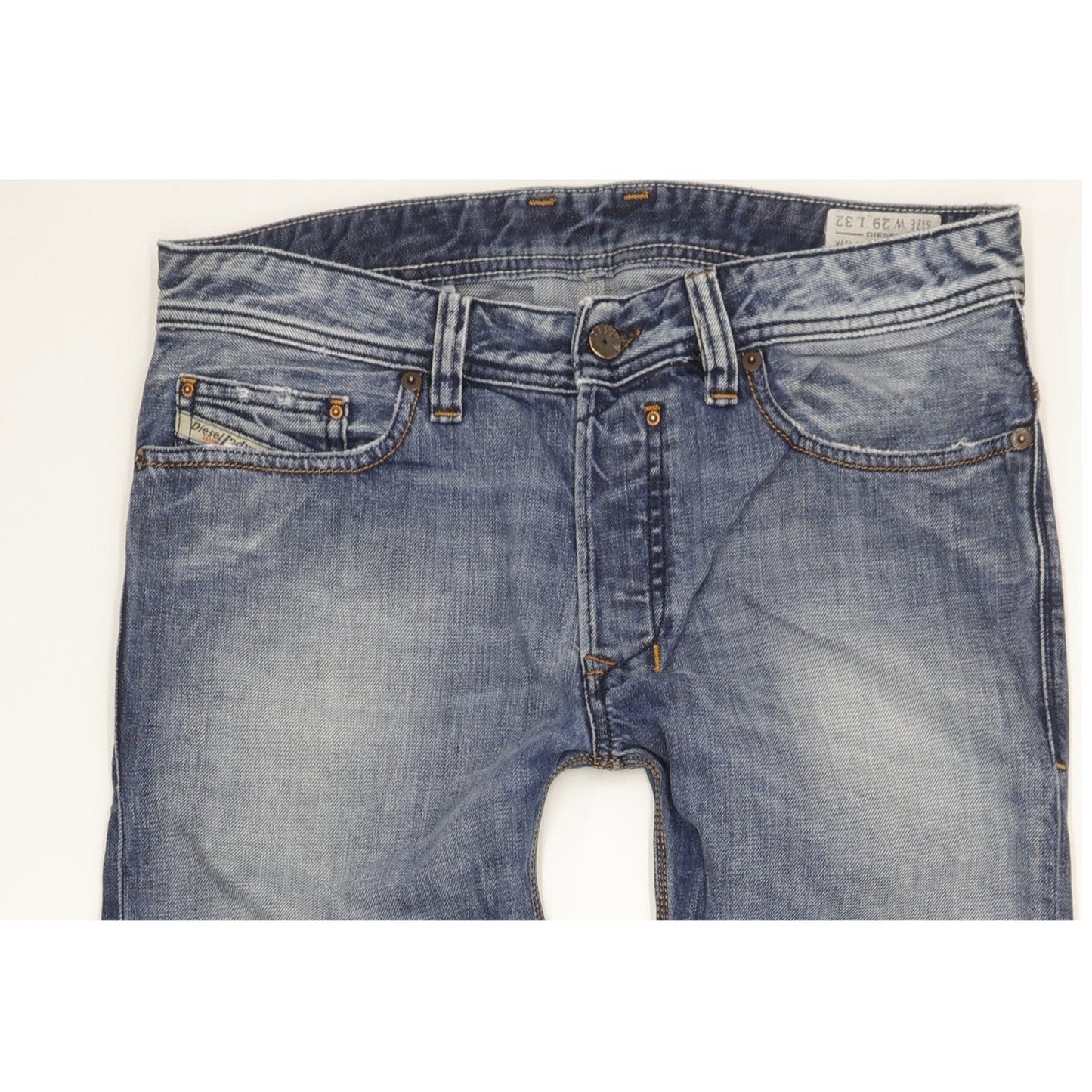 Diesel Safado Men Blue Straight Slim Jeans W30 L34