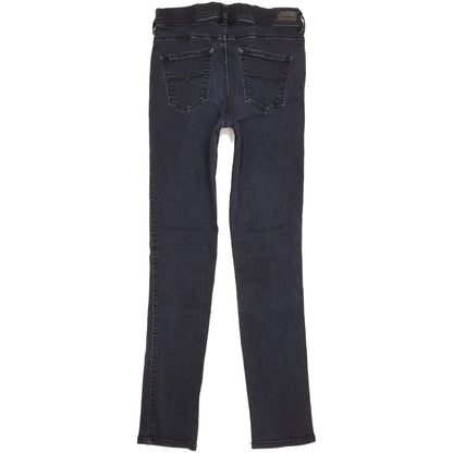 Diesel Sandy Women Navy Straight Slim Stretch Jeans W28 L30
