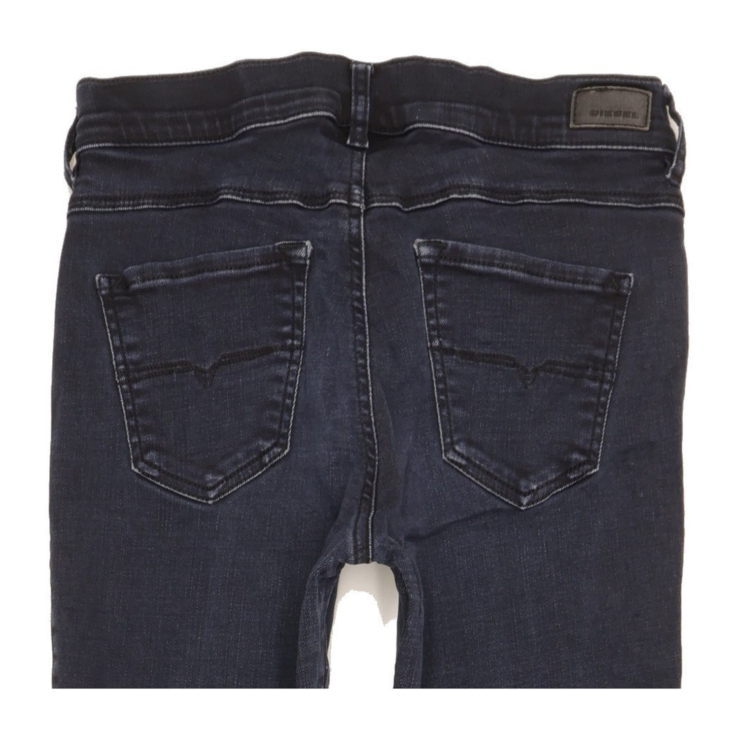 Diesel Sandy Women Navy Straight Slim Stretch Jeans W28 L30