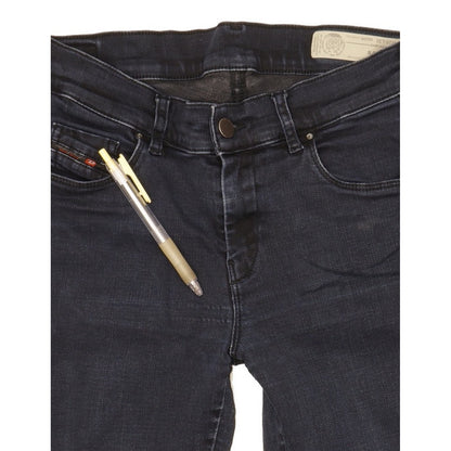 Diesel Sandy Women Navy Straight Slim Stretch Jeans W28 L30