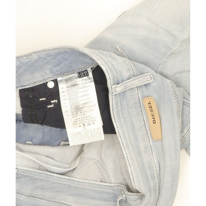 Diesel Fayza Blue Tapered Loose Boyfriend Stretch Jeans High Waisted W27 L28