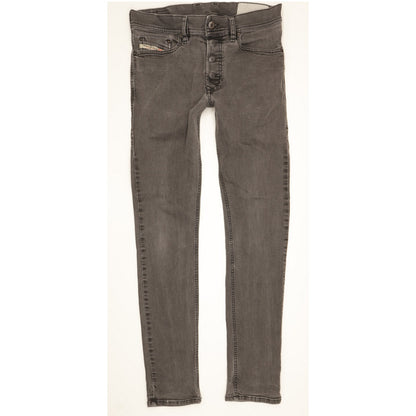 Diesel Tepphar Men Grey Tapered Slim Stretch Jeans W28 L30