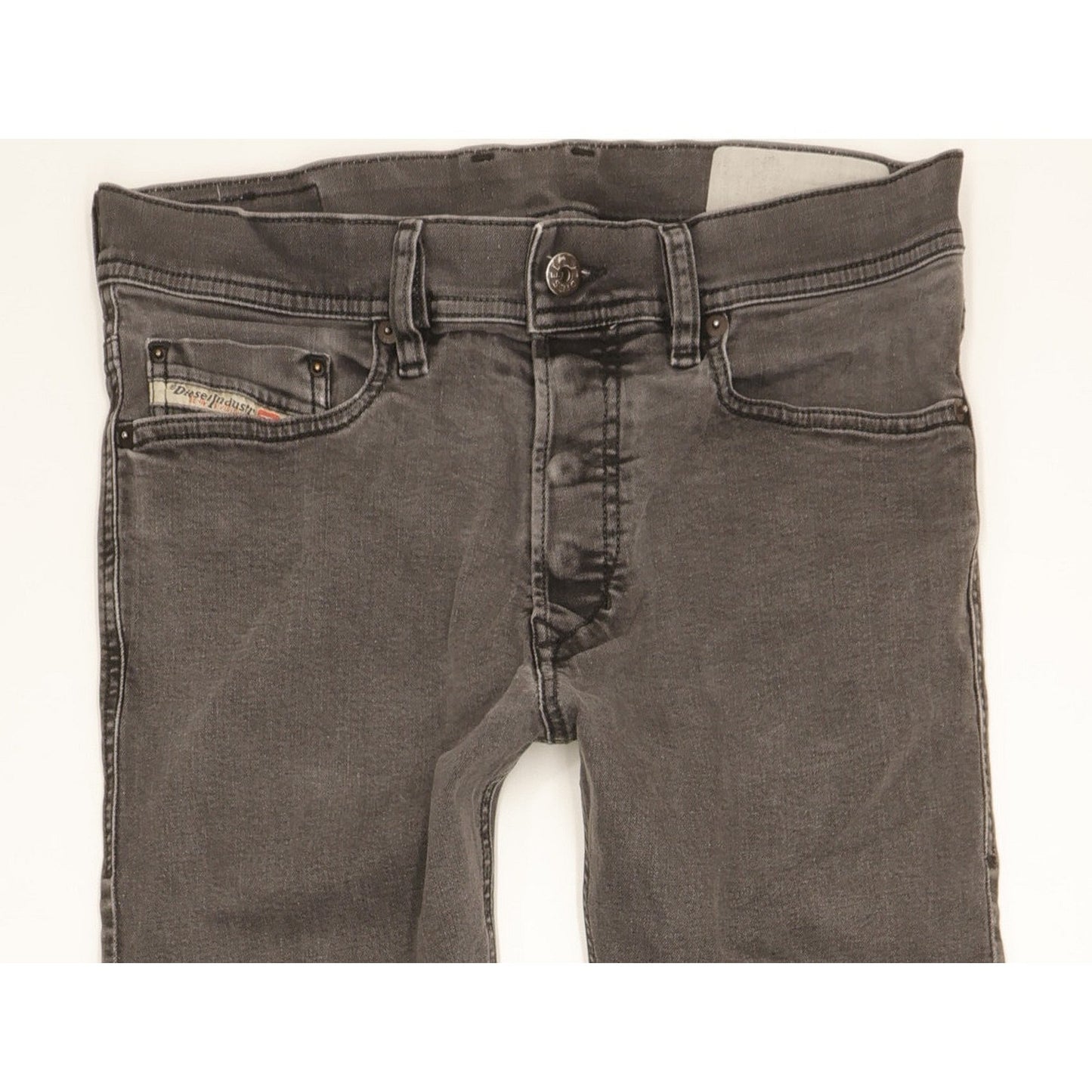 Diesel Tepphar Men Grey Tapered Slim Stretch Jeans W28 L30