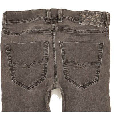 Diesel Tepphar Men Grey Tapered Slim Stretch Jeans W28 L30